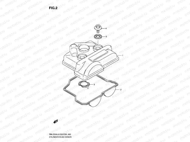 2 - CYLINDER HEAD COVER