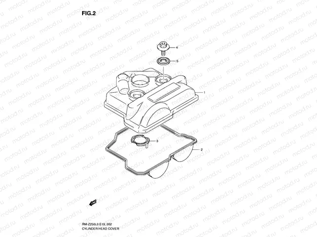 2 - CYLINDER HEAD COVER