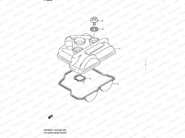 2 - CYLINDER HEAD COVER
