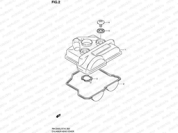 2 - CYLINDER HEAD COVER