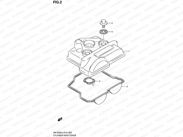2 - CYLINDER HEAD COVER