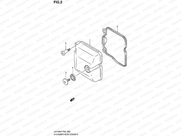 2 - CYLINDER HEAD COVER