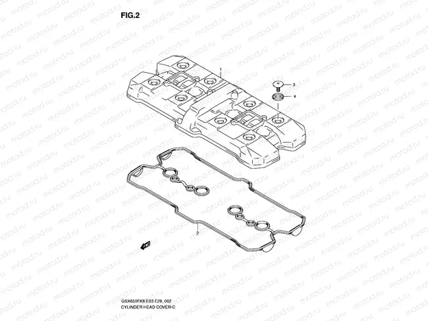 2 - CYLINDER HEAD COVER