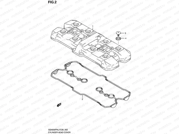 2 - CYLINDER HEAD COVER