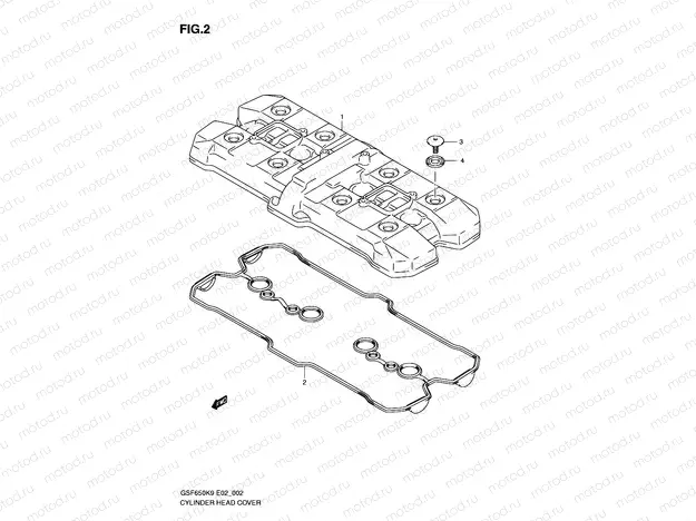 2 - CYLINDER HEAD COVER