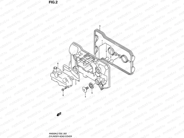 2 - CYLINDER HEAD COVER