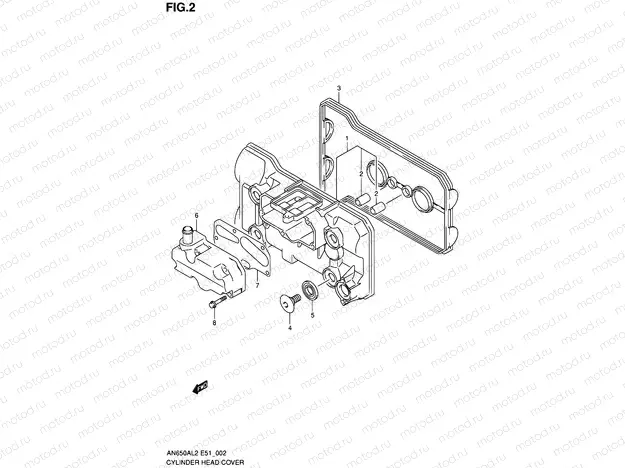 2 - CYLINDER HEAD COVER