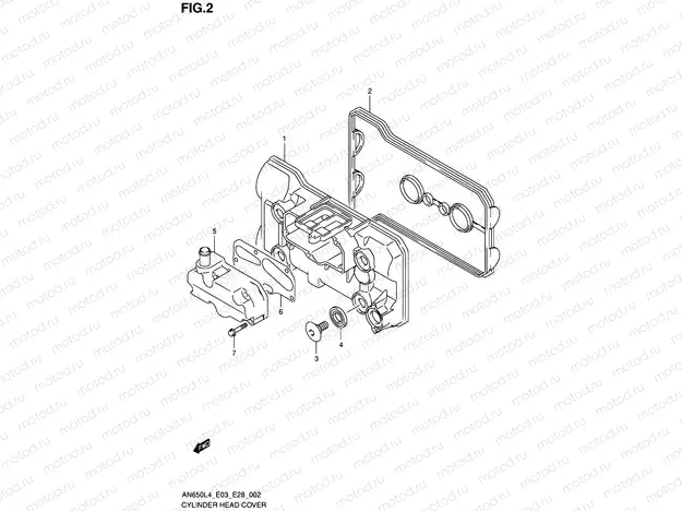 2 - CYLINDER HEAD COVER