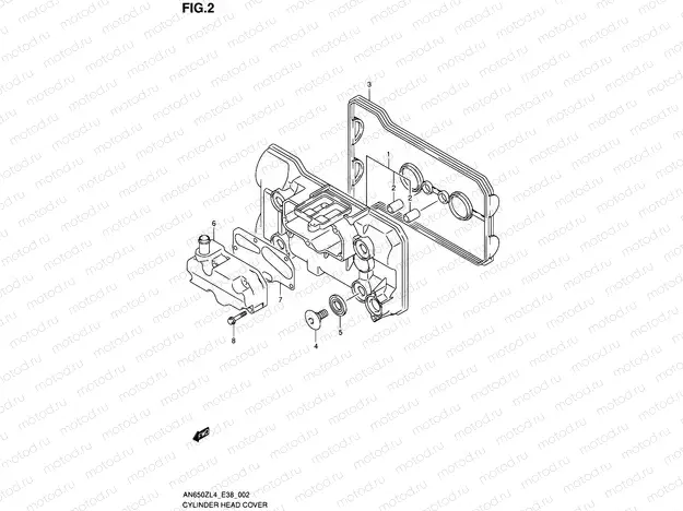 2 - CYLINDER HEAD COVER