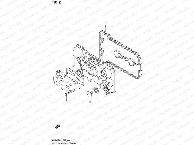 2 - CYLINDER HEAD COVER