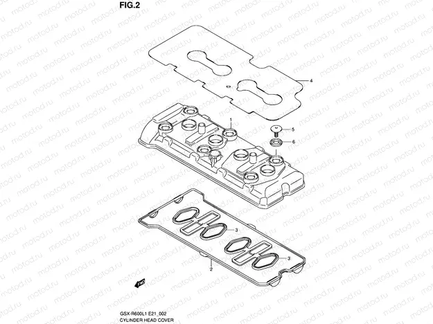 2 - CYLINDER HEAD COVER