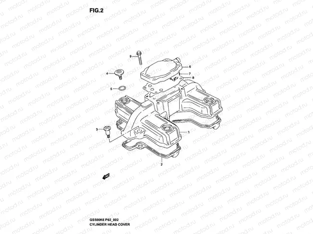 2 - CYLINDER HEAD COVER