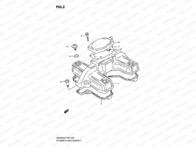 2 - CYLINDER HEAD COVER