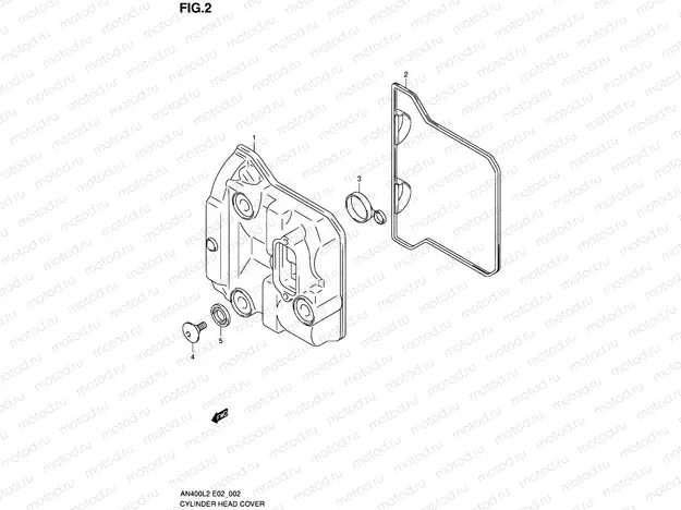 2 - CYLINDER HEAD COVER
