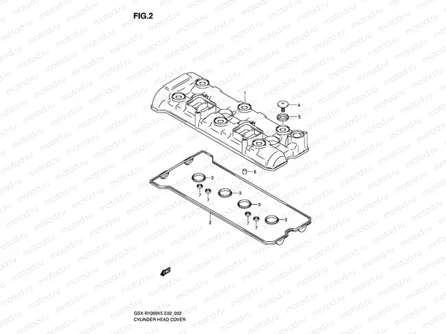 2 - CYLINDER HEAD COVER