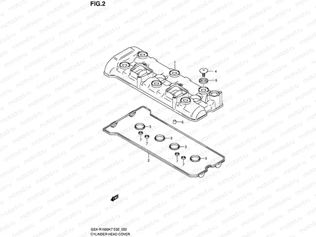 2 - CYLINDER HEAD COVER