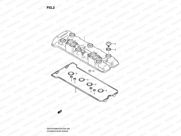 2 - CYLINDER HEAD COVER
