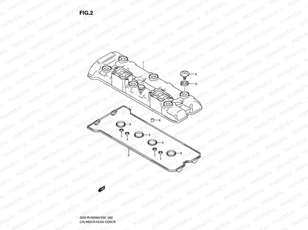 2 - CYLINDER HEAD COVER