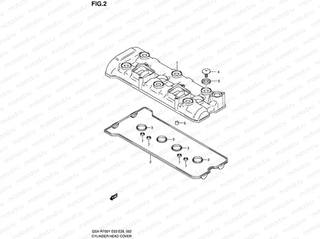 2 - CYLINDER HEAD COVER