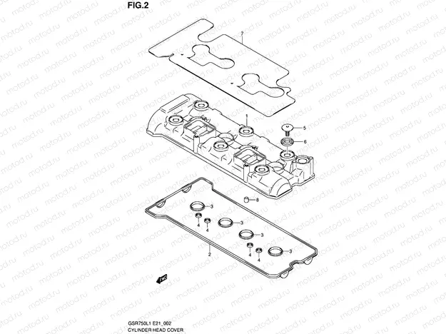2 - CYLINDER HEAD COVER