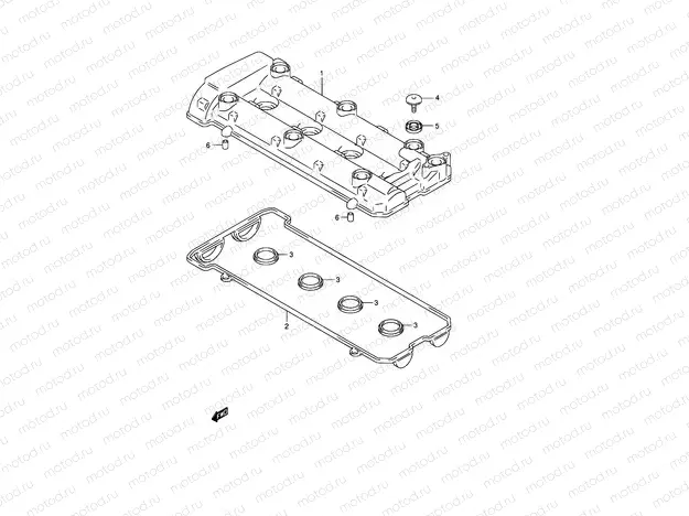 2 - CYLINDER HEAD COVER