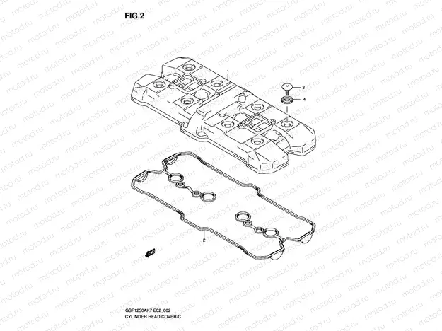 2 - CYLINDER HEAD COVER