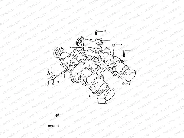 2 - CYLINDER HEAD COVER (MODEL Z)