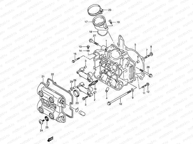 2 - FRONT CYLINDER HEAD