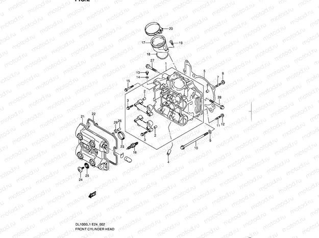 2 - FRONT CYLINDER HEAD