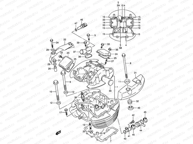 2 - FRONT CYLINDER HEAD