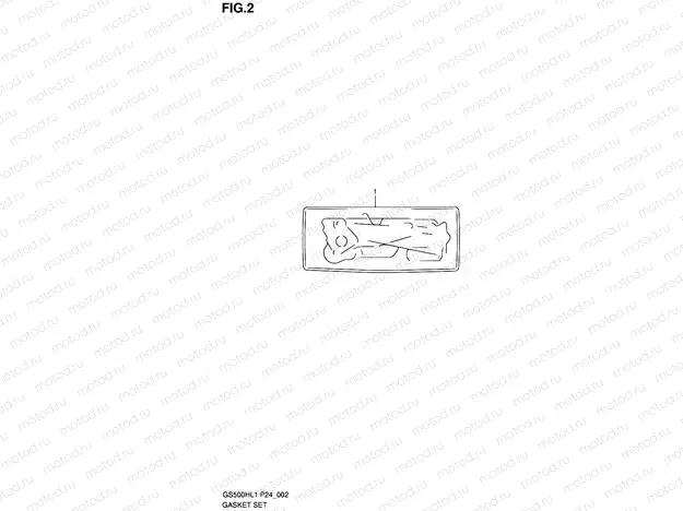 2 - GASKET (GS500FH)