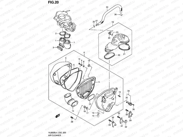 20 - AIR CLEANER