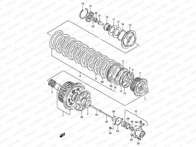 20 - CLUTCH (MODEL R)