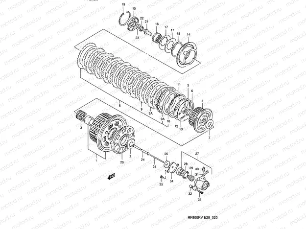 20 - CLUTCH (MODEL R)