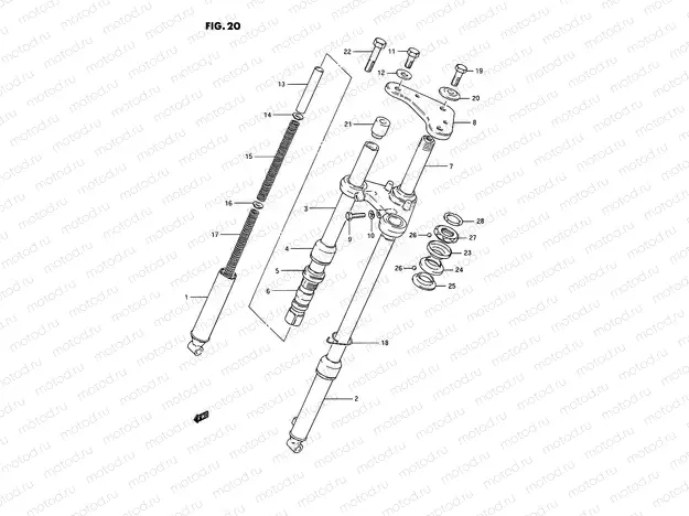 20 - FRONT FORK
