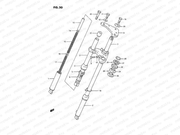 20 - FRONT FORK