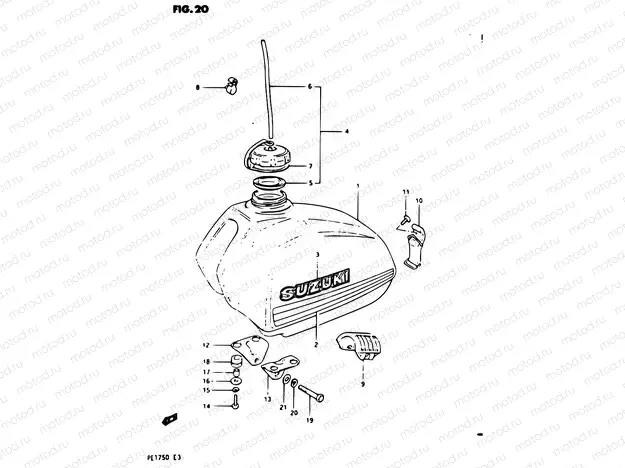 20 - FUEL TANK MODEL Z