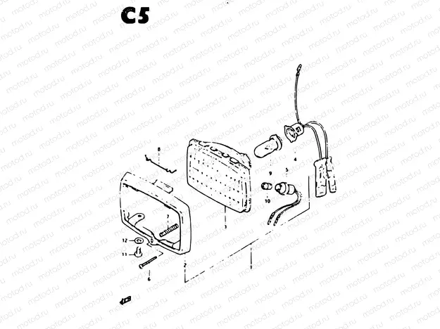 20 - HEADLAMP (CS50DZ, CS50DD, CS50GD)