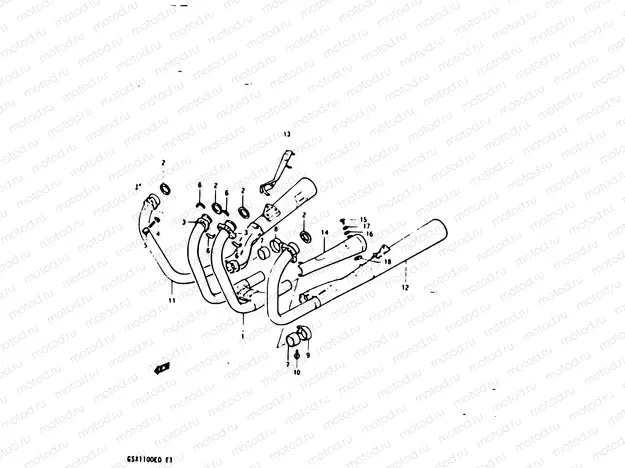 20 - MUFFLER (MODEL Z)
