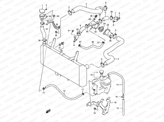 20 - RADIATOR HOSE