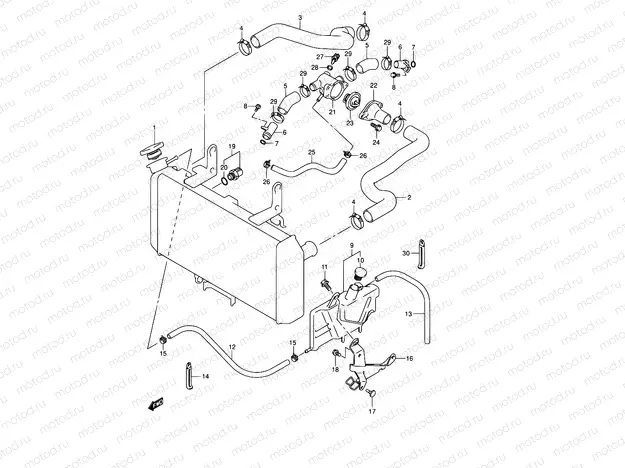 20 - RADIATOR HOSE