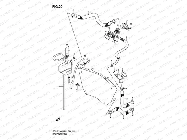 20 - RADIATOR HOSE