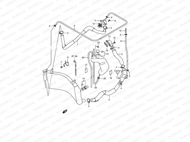 20 - RADIATOR HOSE