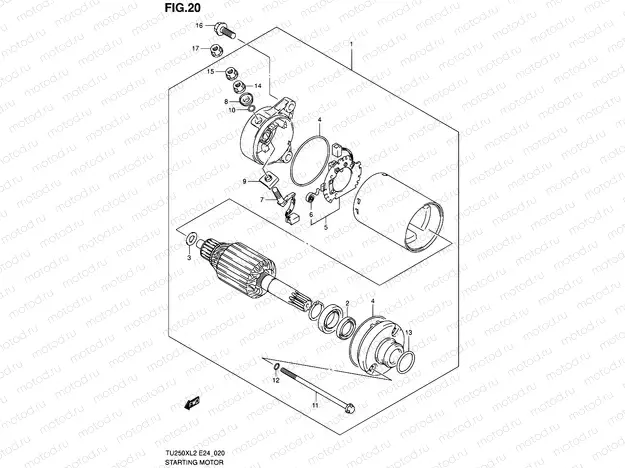 20 - STARTING MOTOR