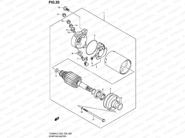 20 - STARTING MOTOR