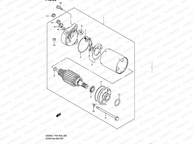 20 - STARTING MOTOR