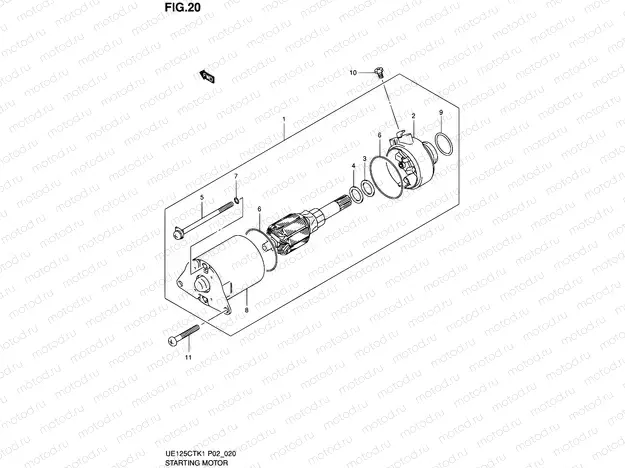 20 - STARTING MOTOR
