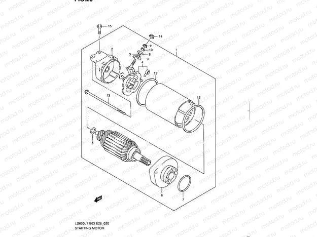 20 - STARTING MOTOR