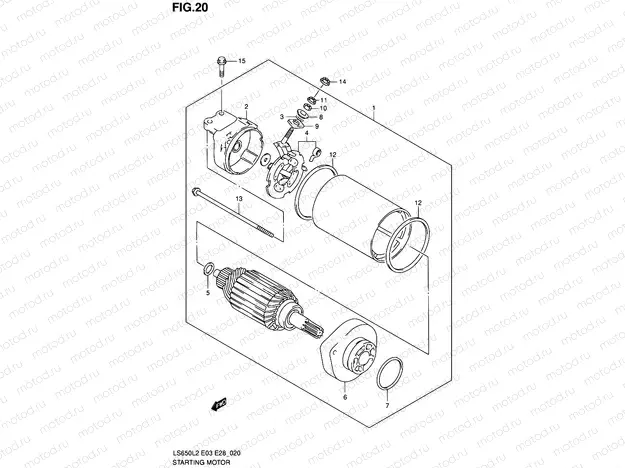 20 - STARTING MOTOR