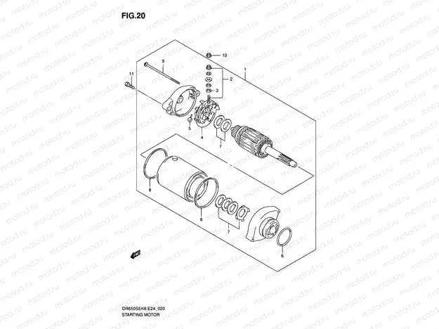 20 - STARTING MOTOR